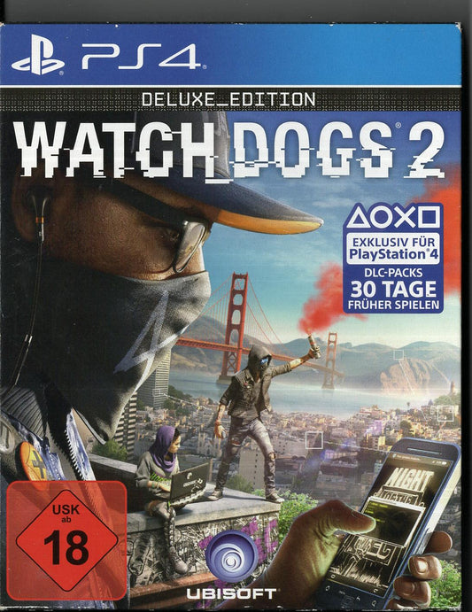 Watch Dogs 2 Deluxe Edition - PlayStation 4  Vorderseite