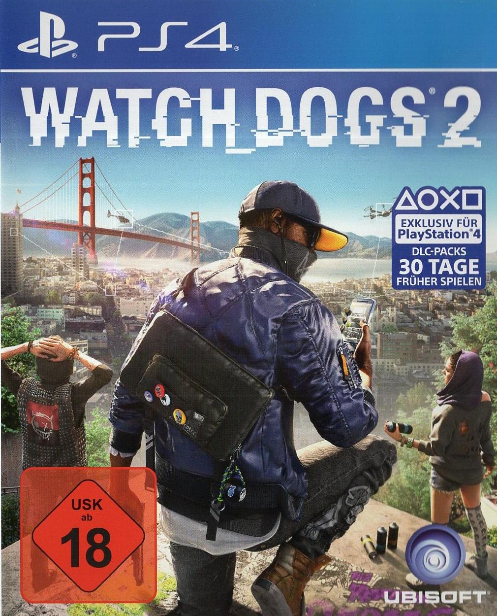 Watch Dogs 2 - PlayStation 4 Vorderseite