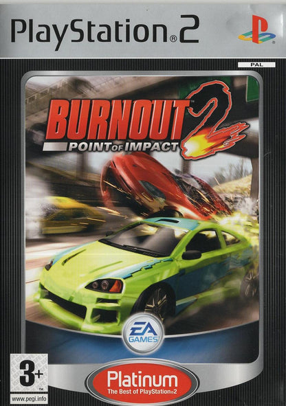 Burnout 2: Point of Impact - PlayStation 2 Vorderseite