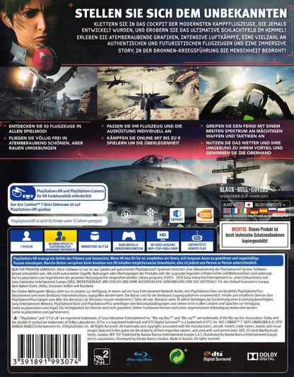 Ace Combat 7: Skies Unknown - PlayStation 4 Rückseite