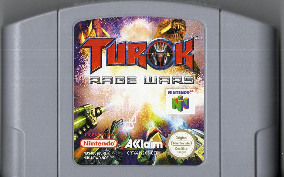 Turok: Rage Wars - Nintendo 64 - Modul Vorderseite