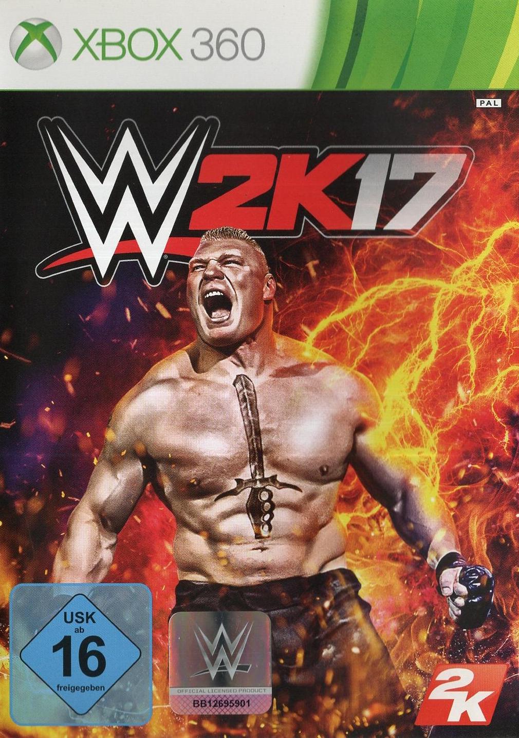 WWE 2K17 - Xbox 360 Vorderseite