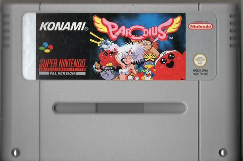 Parodius - Super Nintendo - Modul Vorderseite