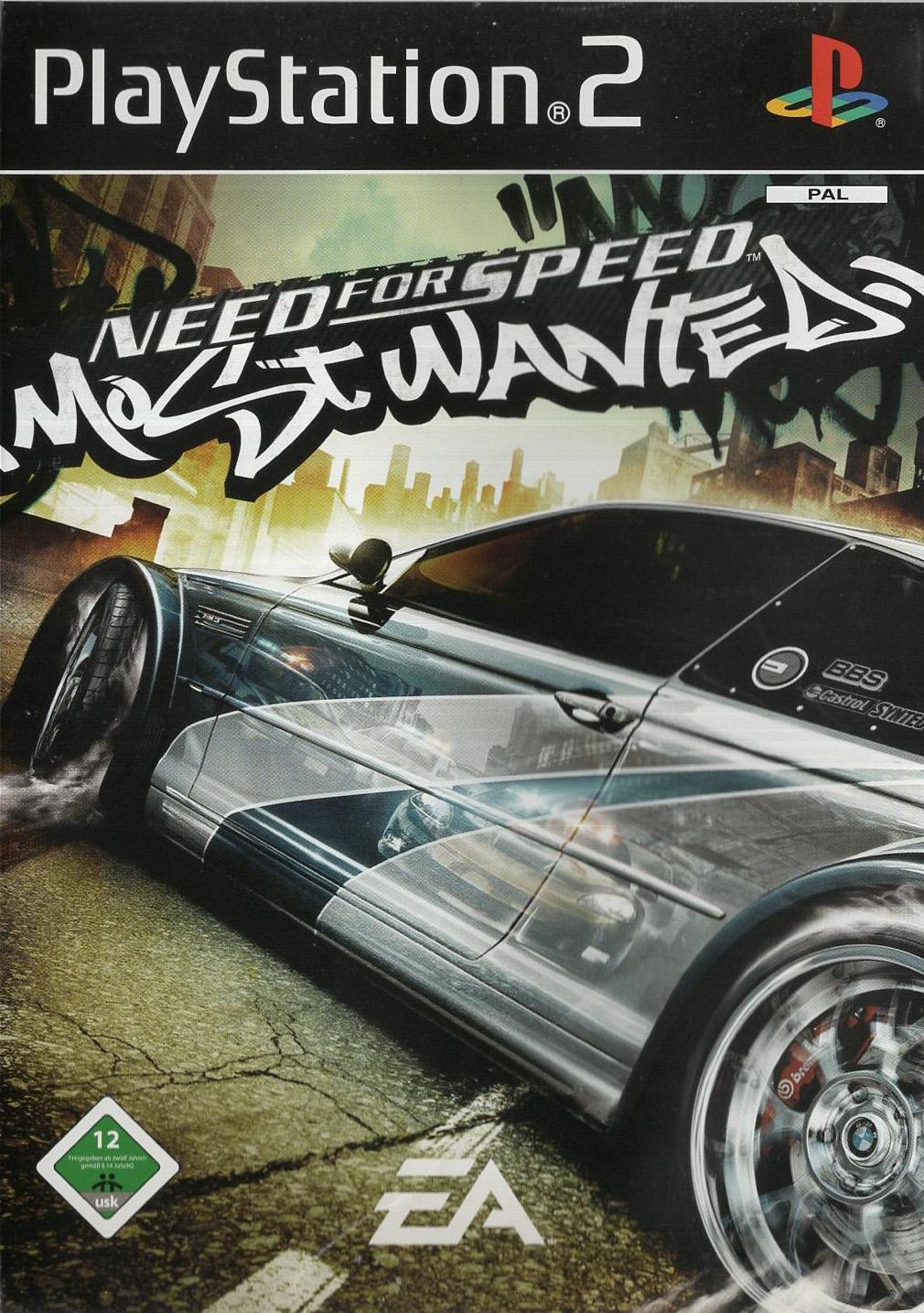Need for Speed: Most Wanted - PlayStation 2 Vorderseite