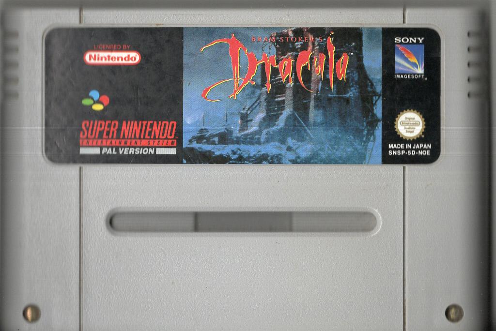 Bram Stoker's Dracula - Super Nintendo - Modul Vorderseite