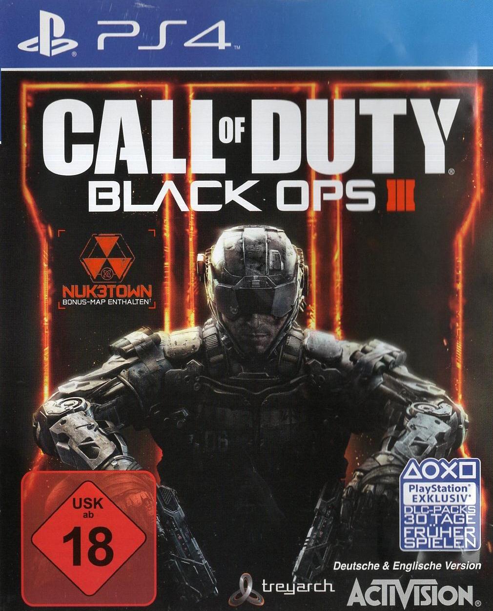 Call of Duty: Black Ops III - PlayStation 4 Vorderseite