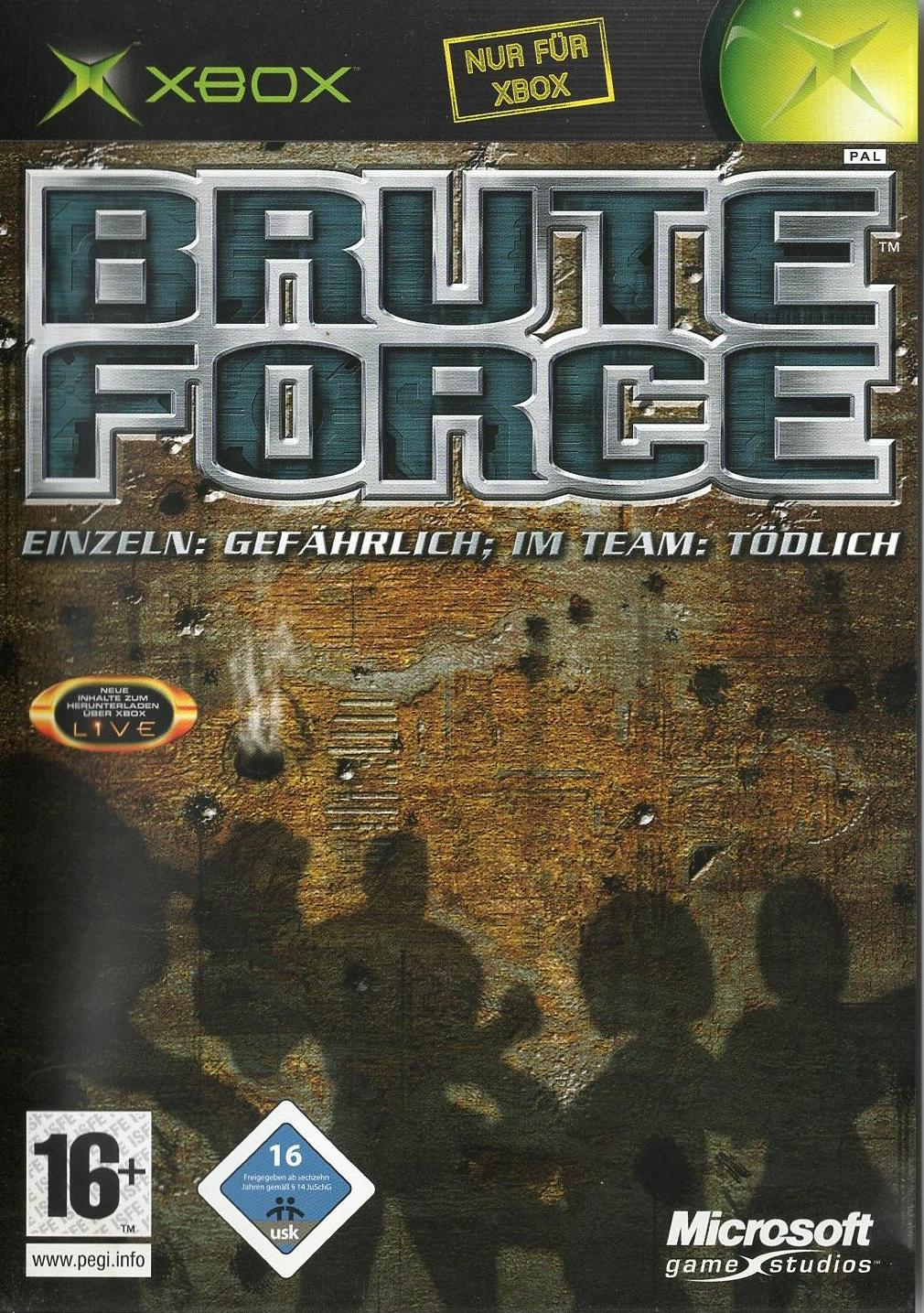Brute Force - Xbox Vorderseite