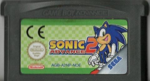 Sonic Advance 2 - Game Boy Advance - Modul Vorderseite