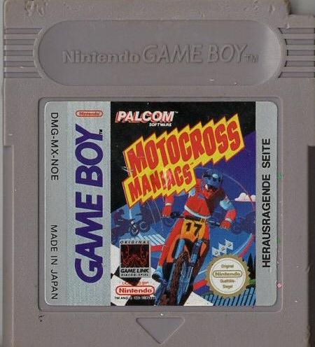 Motocross Maniacs - Game Boy - Modul Vorderseite