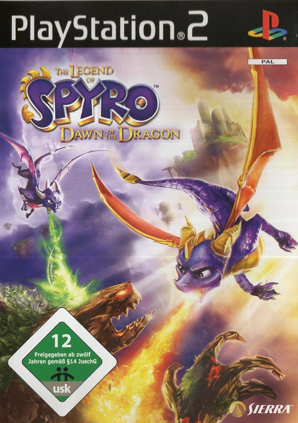 The Legend of Spyro: Dawn of the Dragon - PlayStation 2 Vorderseite