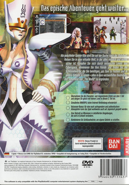 .hack//MUTATION Part 2 - PlayStation 2 Rückseite