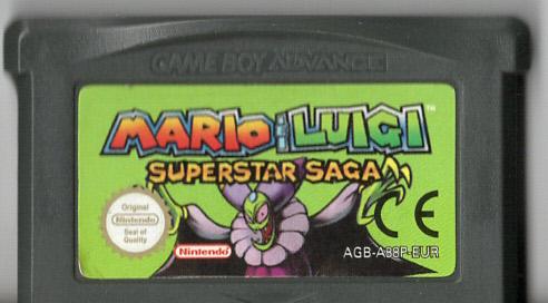 Mario & Luigi: Superstar Saga - Game Boy Advance - Modul Vorderseite
