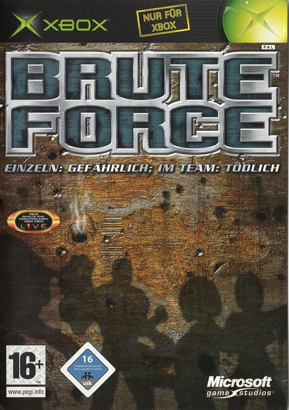 Brute Force - Xbox Vorderseite