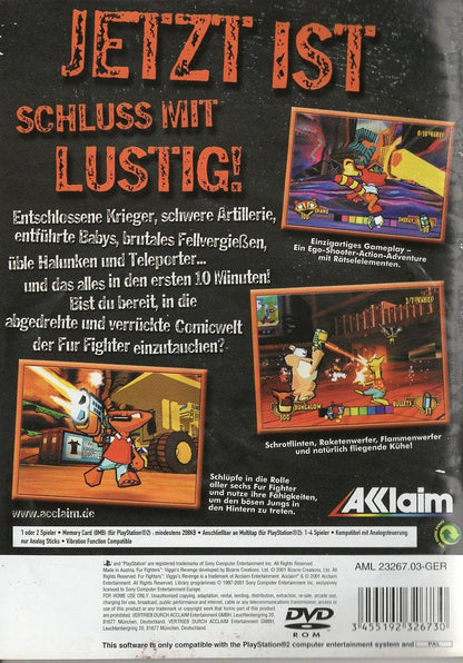 Fur Fighters: Viggo's Revenge - PlayStation 2 Rückseite