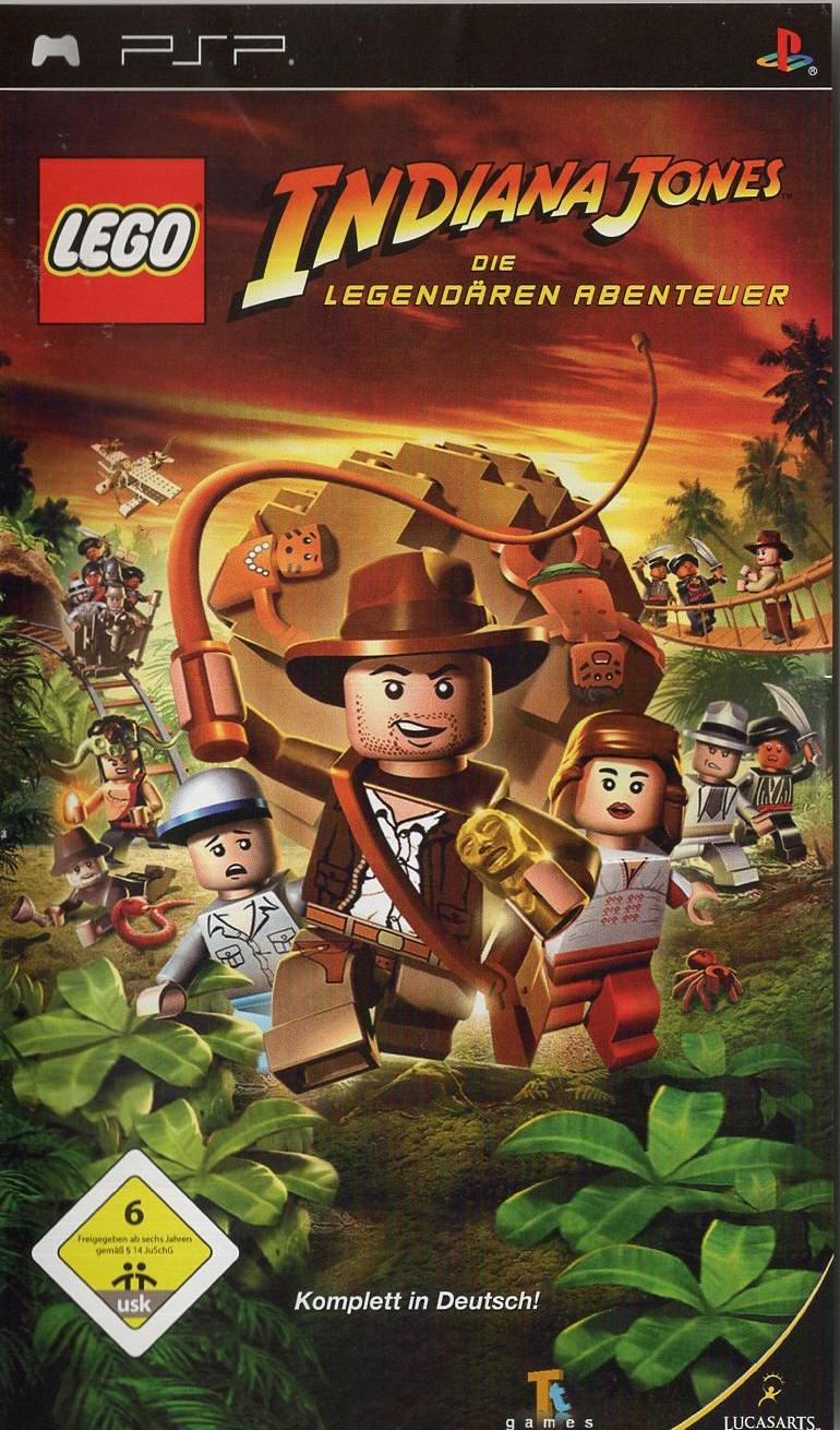 LEGO Indiana Jones: Die Legendären Abenteuer - PlayStation Portable Vorderseite