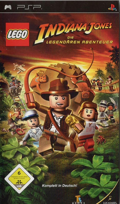LEGO Indiana Jones: Die Legendären Abenteuer - PlayStation Portable Vorderseite