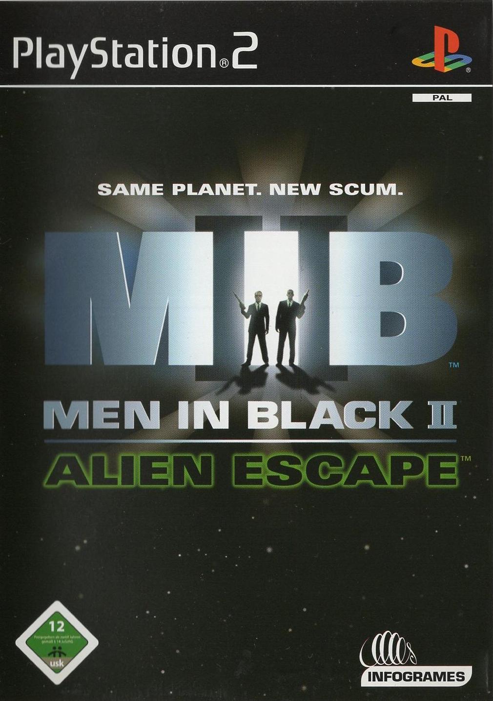 Men in Black II: Alien Escape - PlayStation 2 Vorderseite