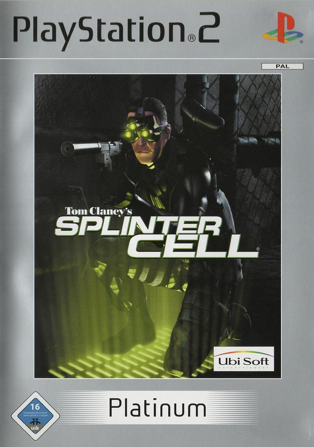 Tom Clancy's Splinter Cell - PlayStation 2 Vorderseite