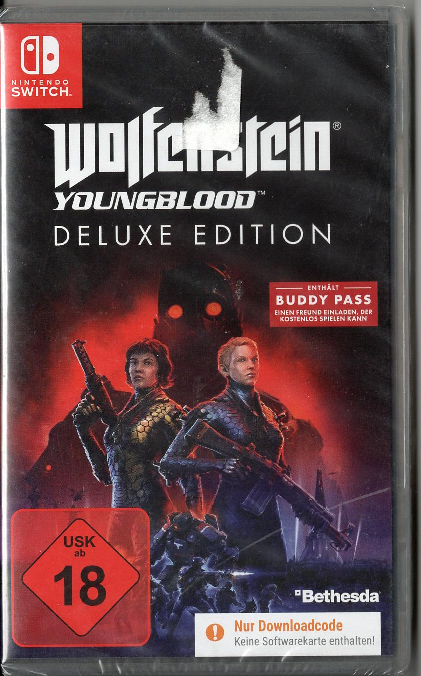 Wolfenstein: Youngblood Deluxe Edition - Nintendo Switch - Neu Vorderseite