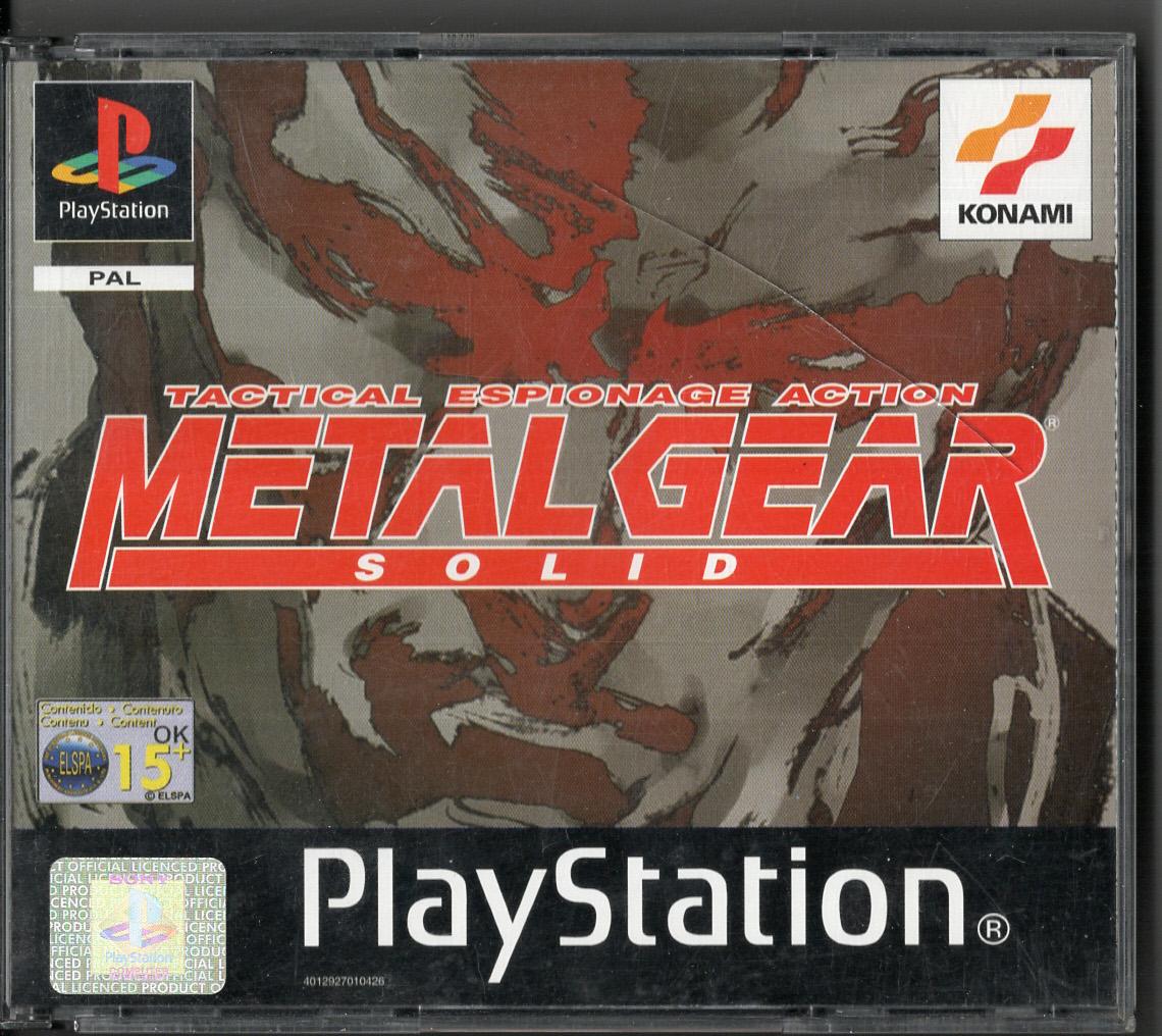 Metal Gear Solid - PlayStation 1  Vorderseite