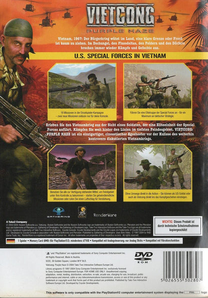 Vietcong: Purple Haze - PlayStation 2 Rückseite