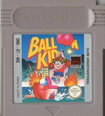 Balloon Kid - Game Boy - Modul Vorderseite