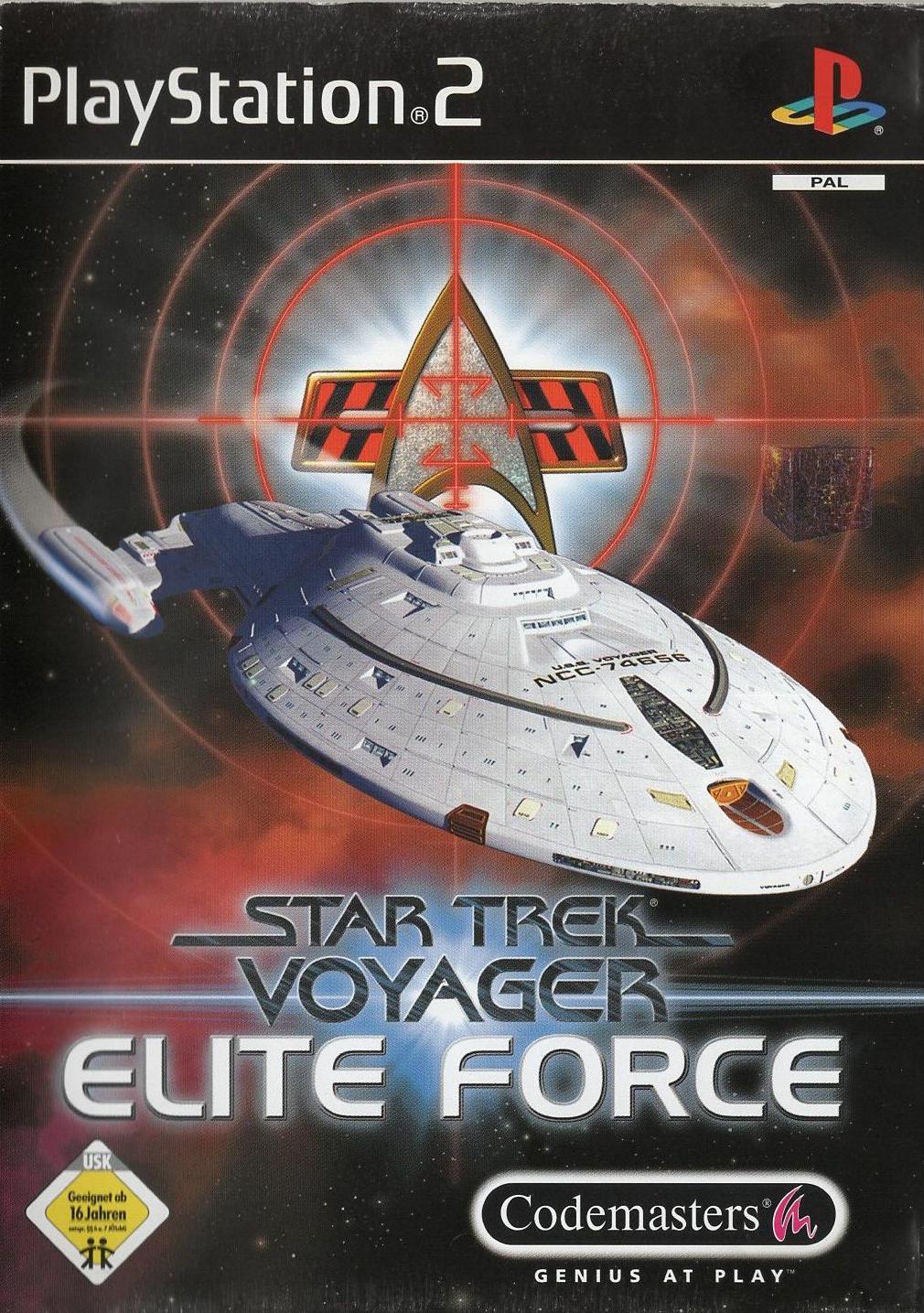 Star Trek: Voyager - Elite Force - PlayStation 2 Vorderseite