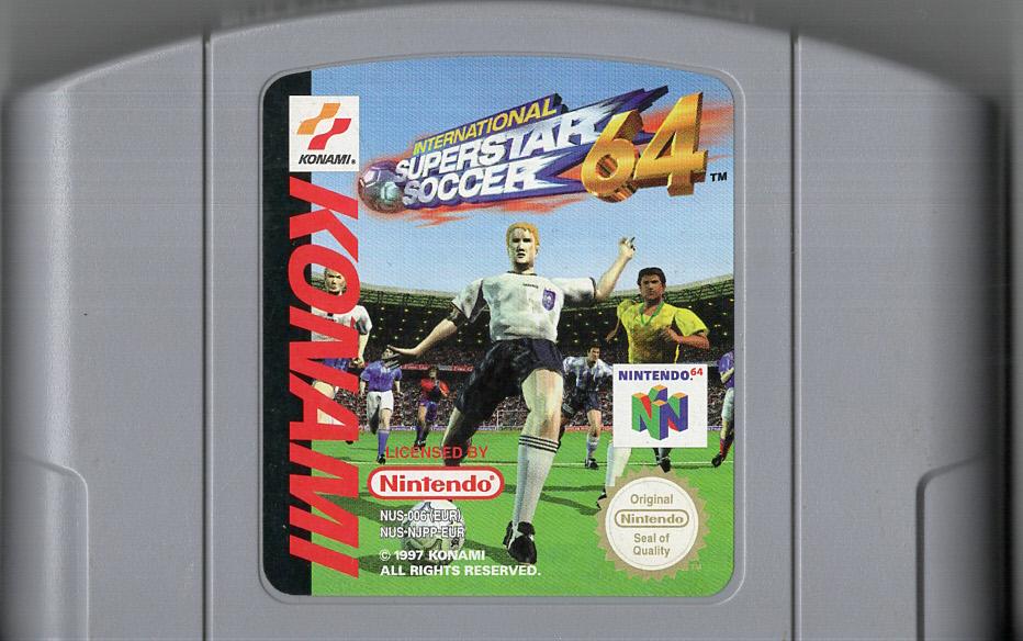 International Superstar Soccer 64 - Nintendo 64 - Modul Vorderseite