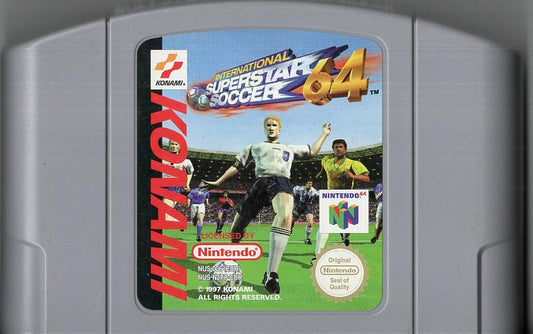 International Superstar Soccer 64 - Nintendo 64 - Modul Vorderseite