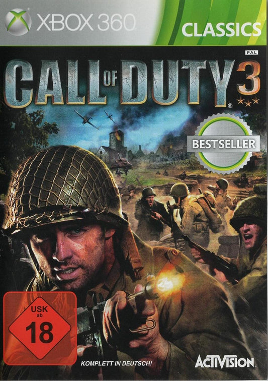 Call of Duty 3 - Xbox 360 Vorderseite