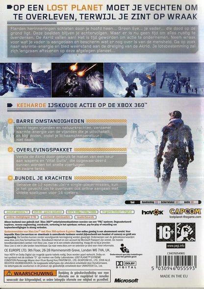 Lost Planet: Extreme Condition - Xbox 360 Rückseite