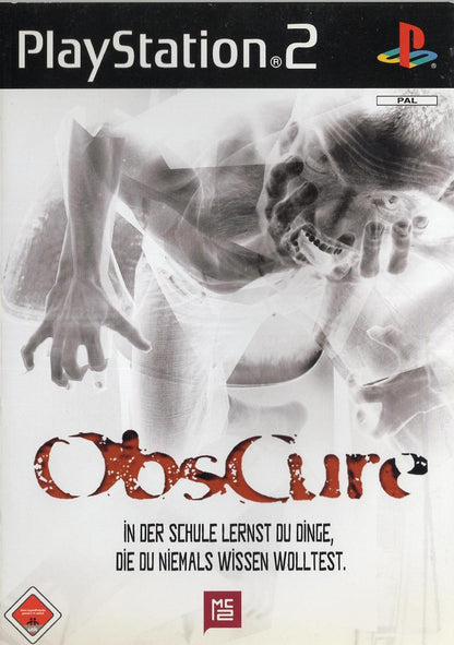 Obscure - PlayStation 2 Vorderseite