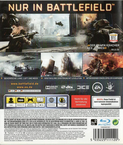 Battlefield 4 - PlayStation 3 Rückseite