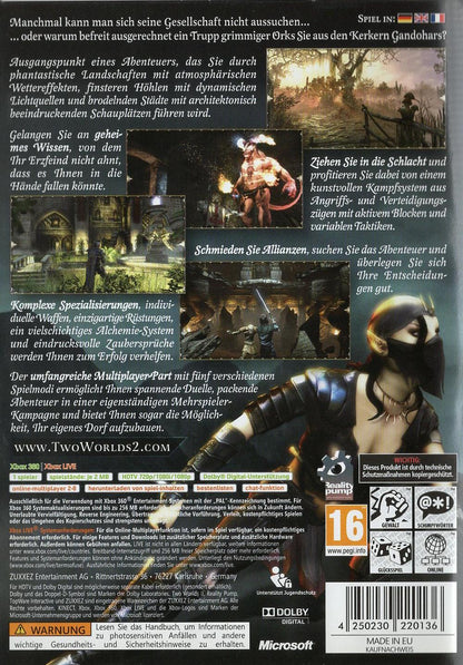 Two Worlds II - Xbox 360 Rückseite