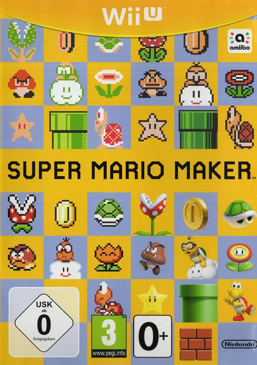 Super Mario Maker - Nintendo Wii U Vorderseite