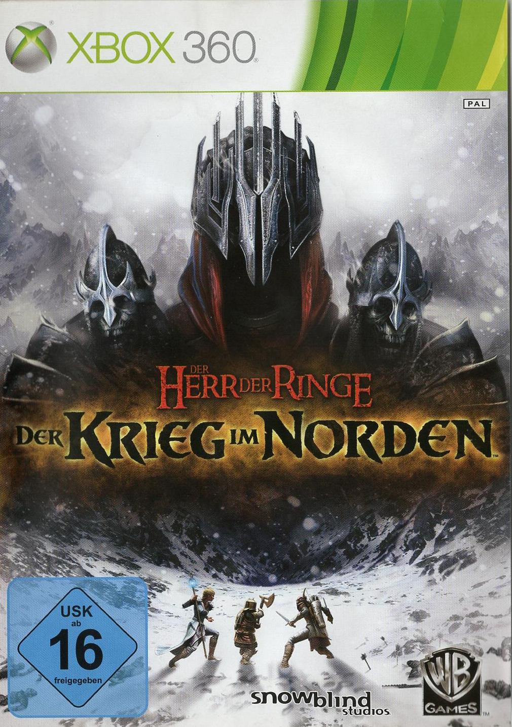 Der Herr der Ringe: Der Krieg im Norden - Xbox 360 Vorderseite