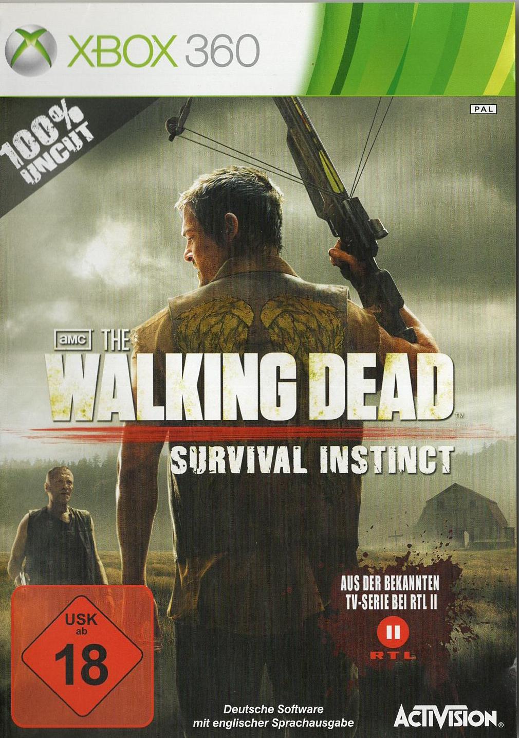 The Walking Dead: Survival Instinct - Xbox 360 Vorderseite
