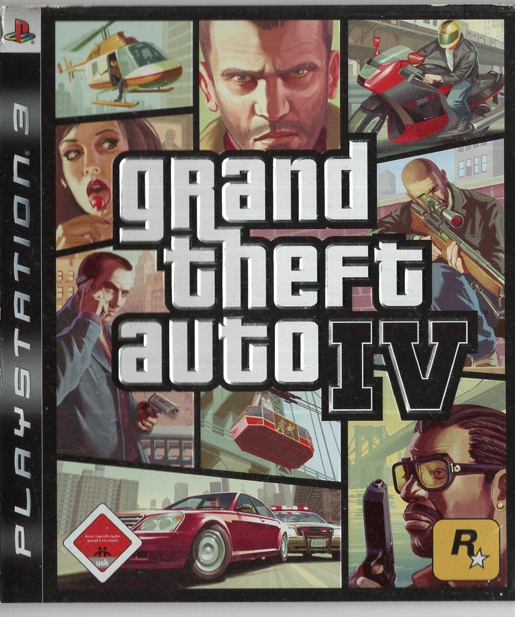 Grand Theft Auto IV - PlayStation 3 Vorderseite
