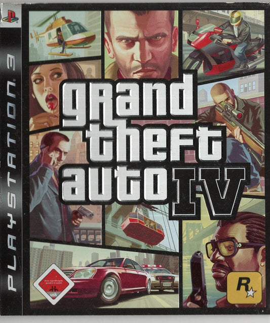 Grand Theft Auto IV - PlayStation 3 Vorderseite