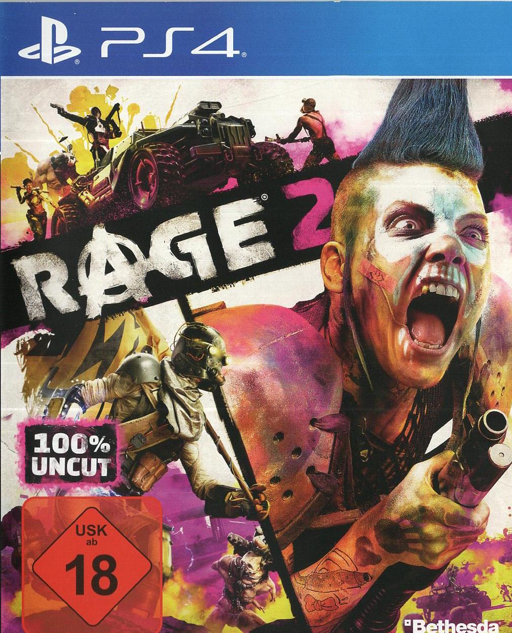 Rage 2 - PlayStation 4 Vorderseite