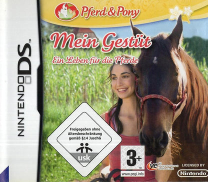 Mein Gestüt: Ein Leben für die Pferde - Nintendo DS Vorderseite