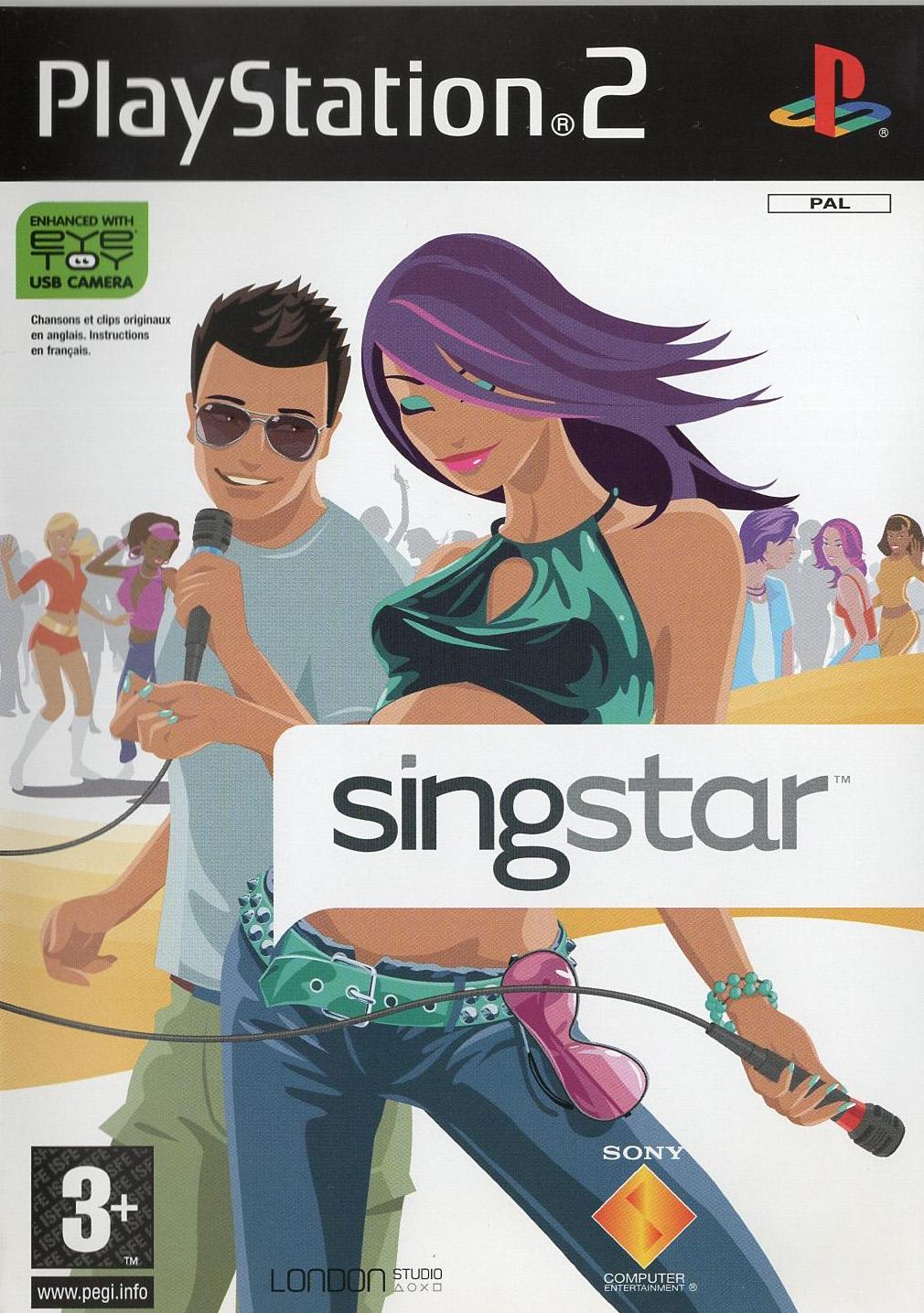 Singstar - PlayStation 2 Vorderseite