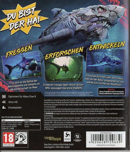 Maneater - Xbox One Rückseite