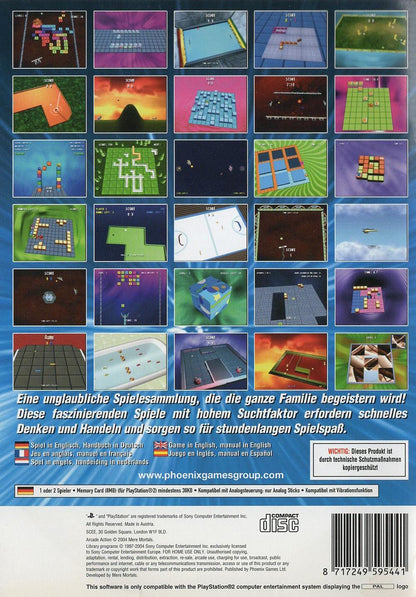 Arcade 30 Games Action - PlayStation 2 Rückseite
