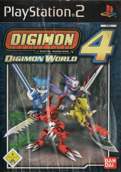 Digimon World 4 - PlayStation 2 Vorderseite