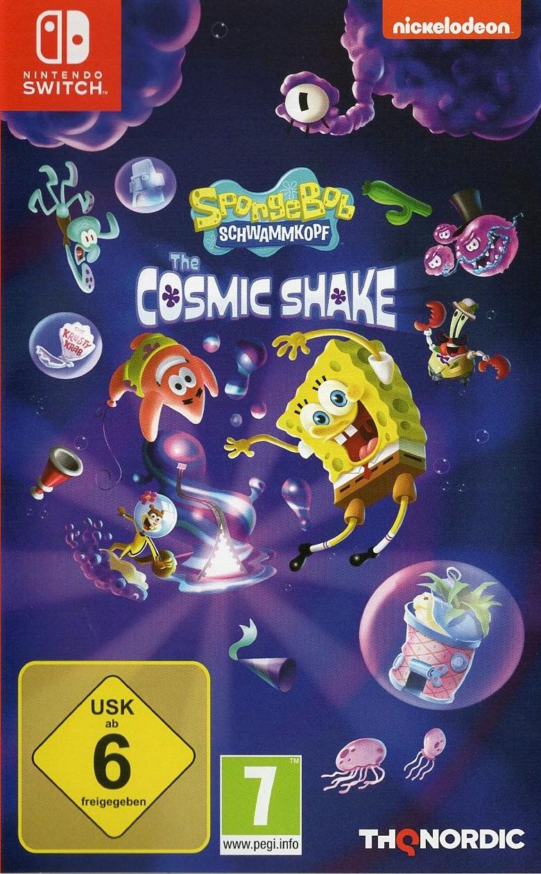 SpongeBob Schwammkopf: The Cosmic Shake - Nintendo Switch Vorderseite