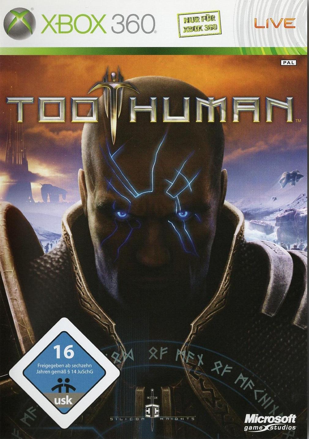 Too Human - Xbox 360 Vorderseite