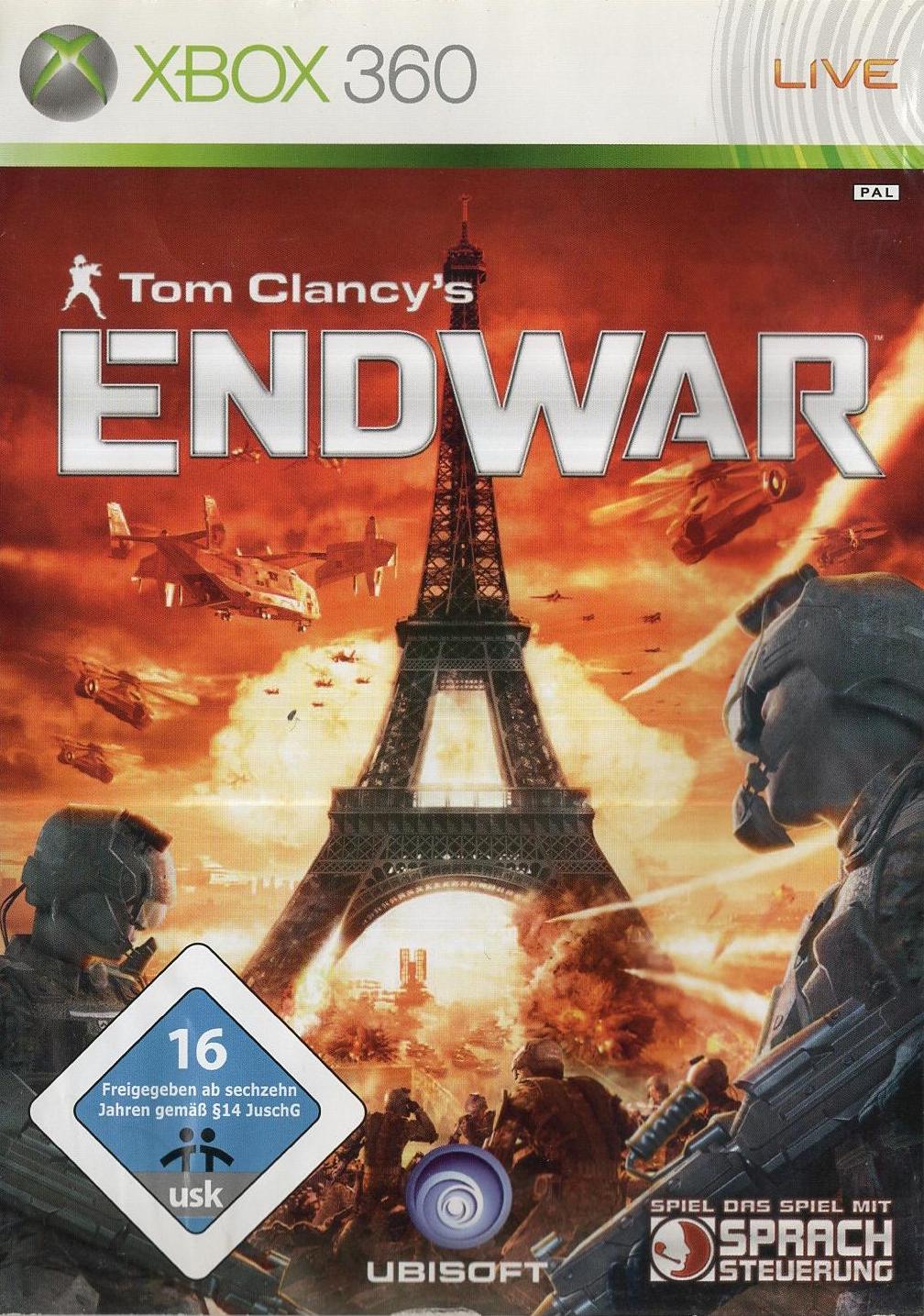 Tom Clancy's EndWar - Xbox 360 Vorderseite