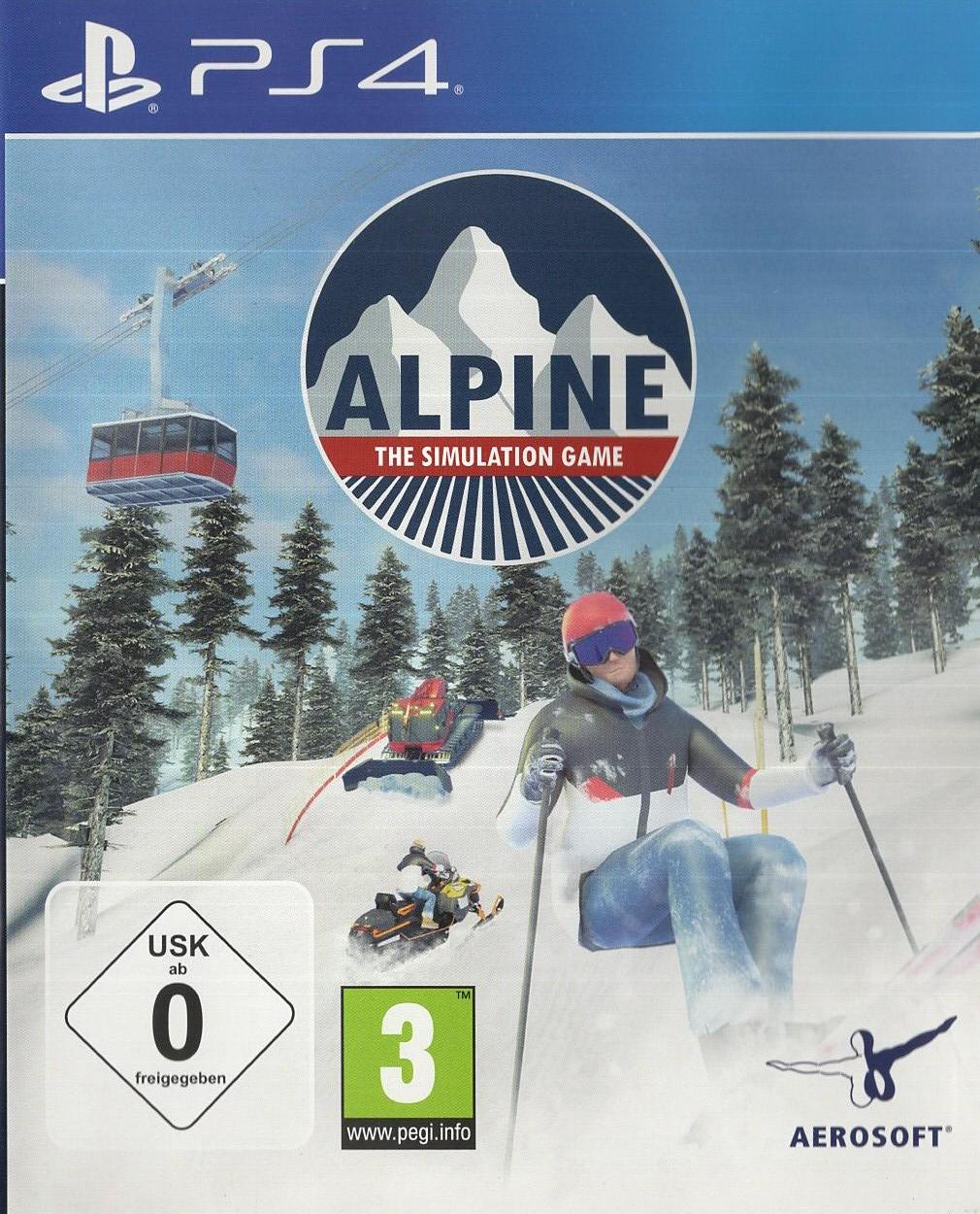 Alpine - The Simulation Game - PlayStation 4 Vorderseite