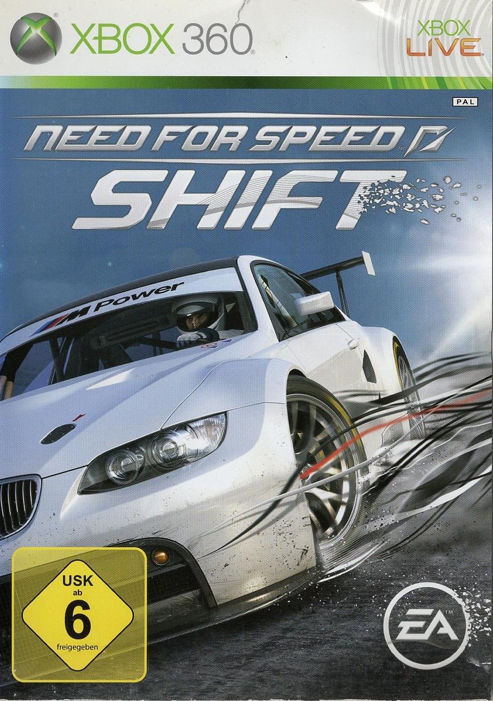 Need for Speed: Shift - Xbox 360 Vorderseite